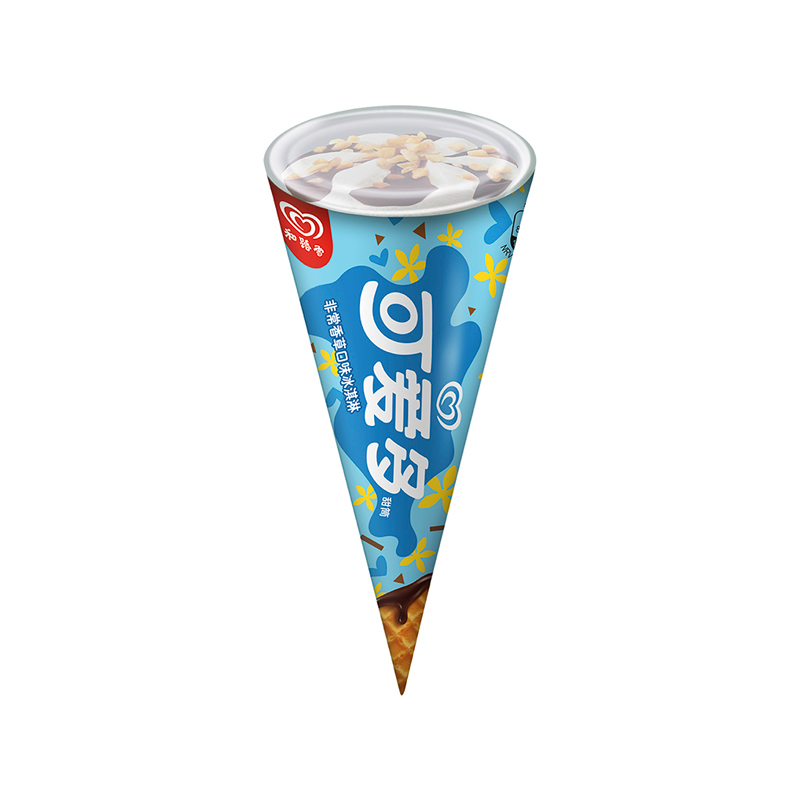 和路雪67g可爱多甜筒香草口味冰淇淋