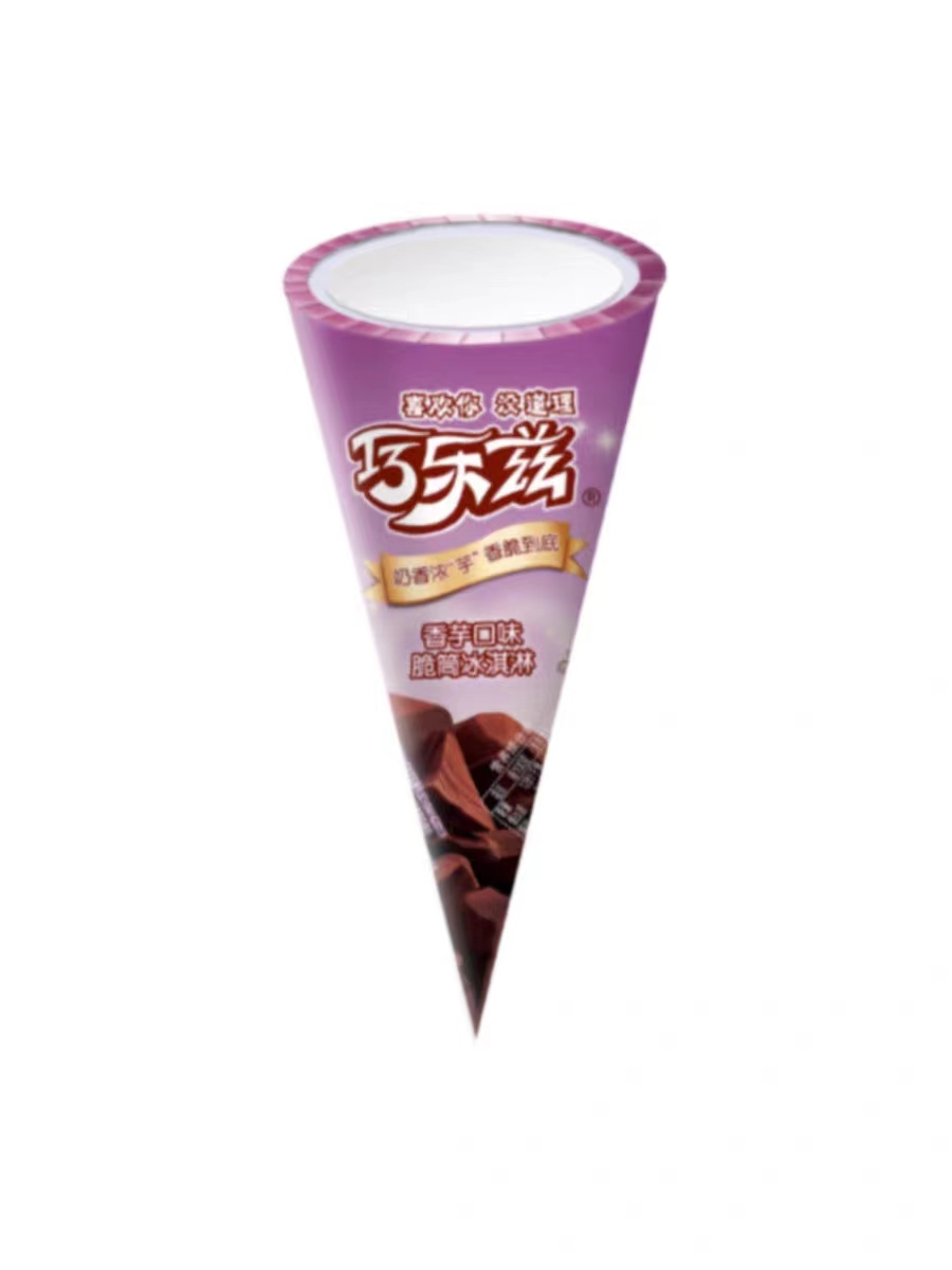 伊利巧乐兹香芋口味脆筒冰激凌（中脆筒）70g