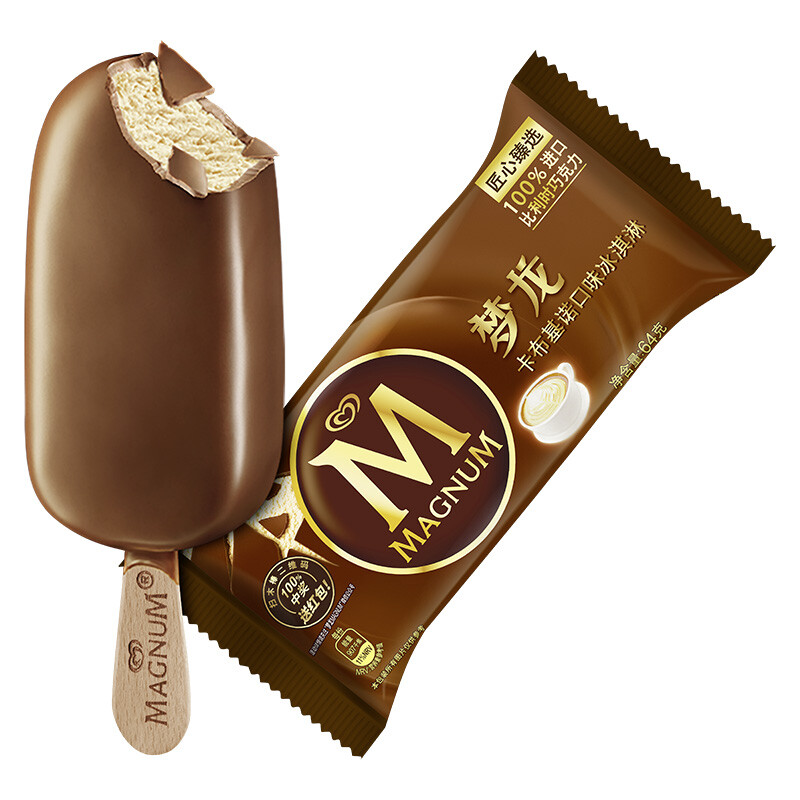 和路雪梦龙64卡布基诺口味冰激凌