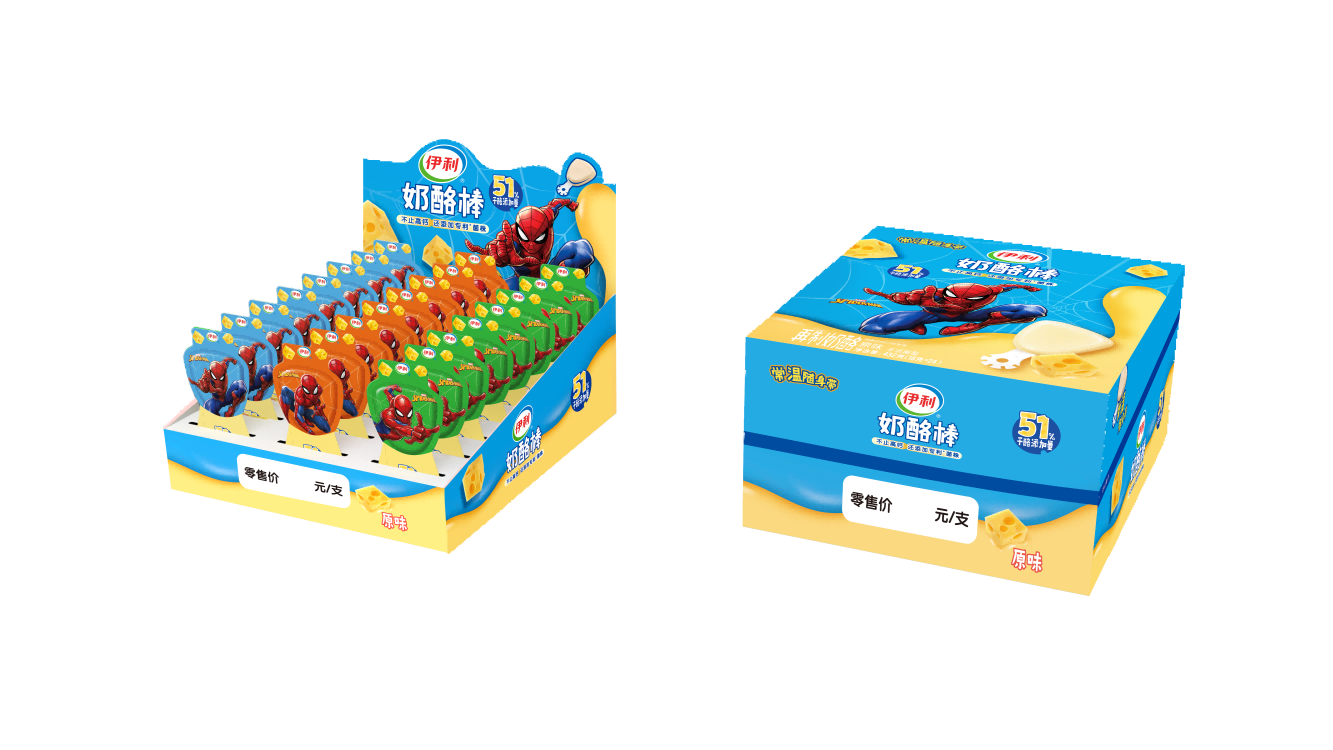 伊利奶酪棒原味432g