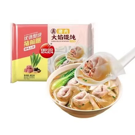 思念402g上海风味大馅馄饨三鲜