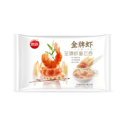 思念317g至臻虾皇金牌虾云吞（12袋）
