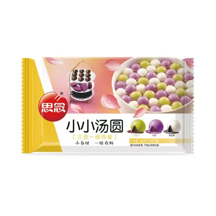 思念300g小小汤圆三合一组合装（黄）32袋