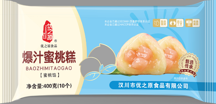 优之原爆汁蜜桃糕400克