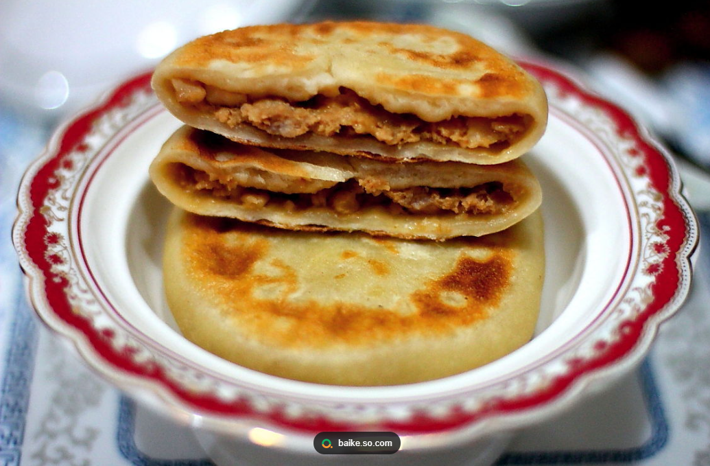 盐菜肉饼子