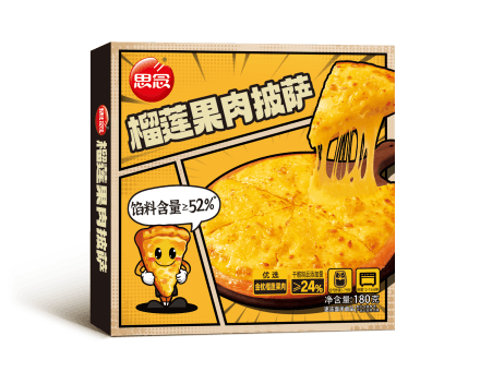 思念180g榴莲果肉披萨