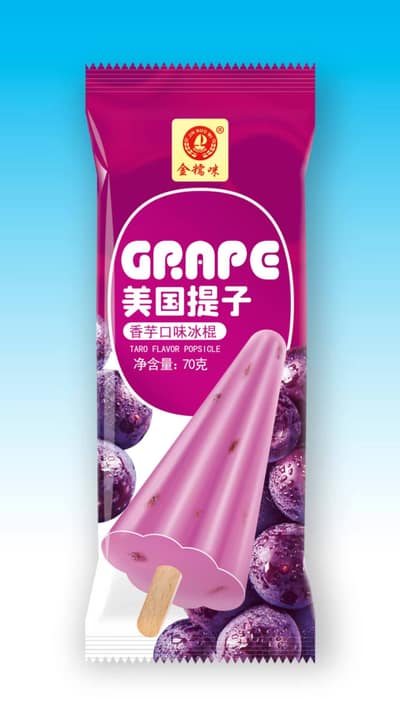 金糯咪美国提子香芋口味冰棍65g