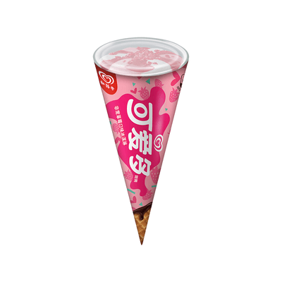和路雪可爱多甜筒 草莓口味冰淇淋