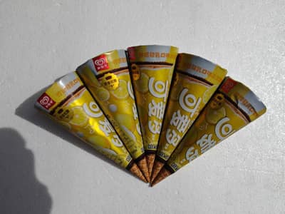 和路雪73g可爱多甜筒柠檬轻乳口味冰淇淋制品)