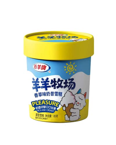 风行五羊牌羊羊牧场香草味奶昔雪糕/85g/支(×16)