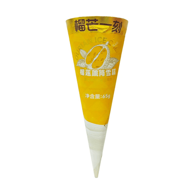 榴芒一刻苏丹王榴莲脆筒冰淇淋65g