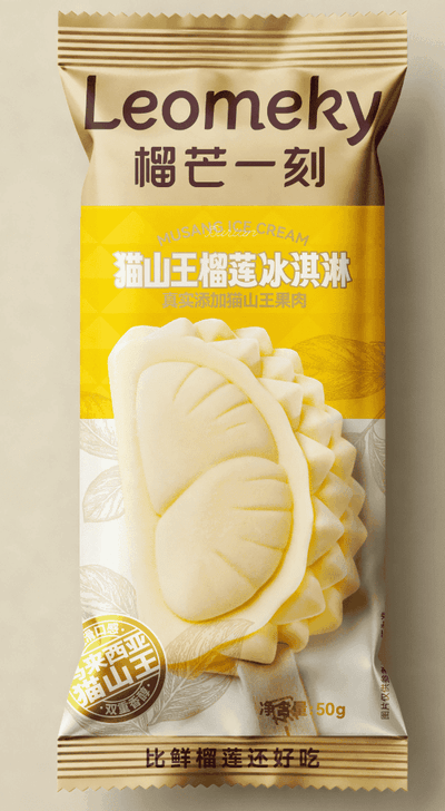 榴芒一刻猫山王榴莲冰淇淋50g