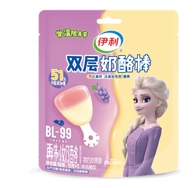 90g伊利双层奶酪棒（混合水果味）常温
