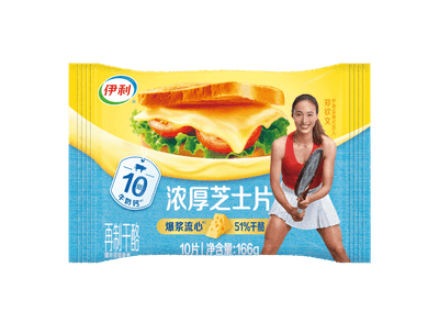 166克伊利浓厚芝士片10片