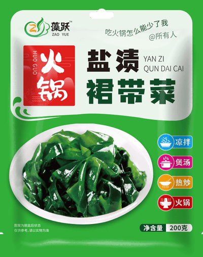 藻跃盐渍（火锅）裙带菜嫩苗（海白菜）