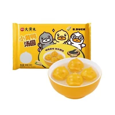 思念xB.Duck小黄鸭160g(16g)黑芝麻开心果造型汤圆(32袋)