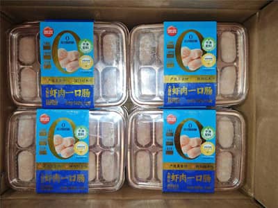 思念0系列160G大颗粒虾肉一口肠（20盒）