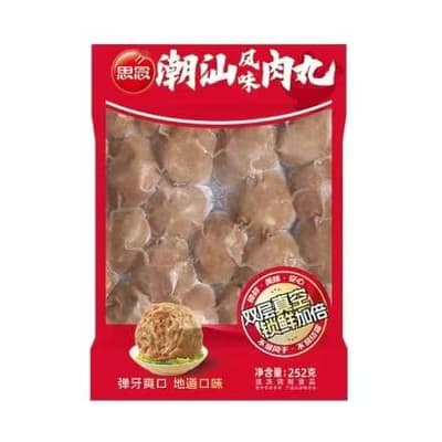 思念252G真空装潮汕风味肉丸(24袋)