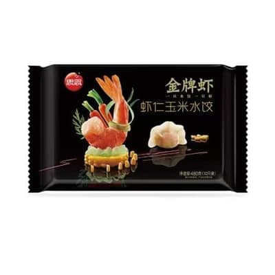 思念480g金牌虾虾仁玉米水饺（16袋）