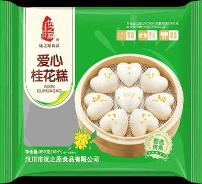 优之原爱心桂花糕350克