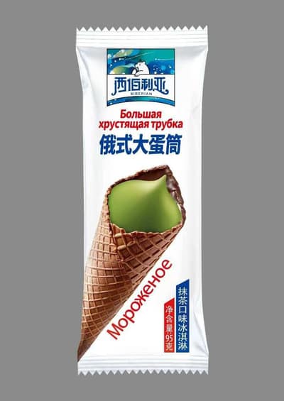 西伯利亚俄式大蛋筒（抹茶）95g