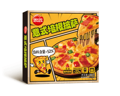 思念180g意式培根披萨