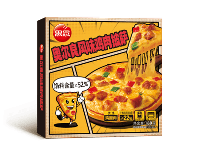 思念180g奥尔良风味鸡肉披萨