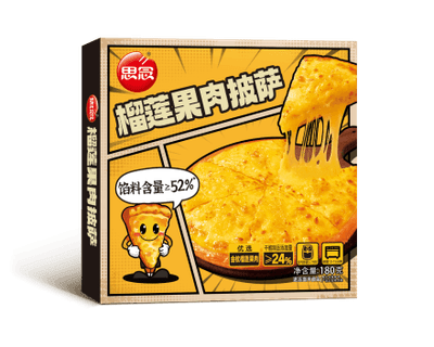 思念180g榴莲果肉披萨