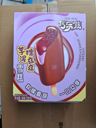 伊利纸盒装巧乐兹芋泥糯兹兹（70g*5支）